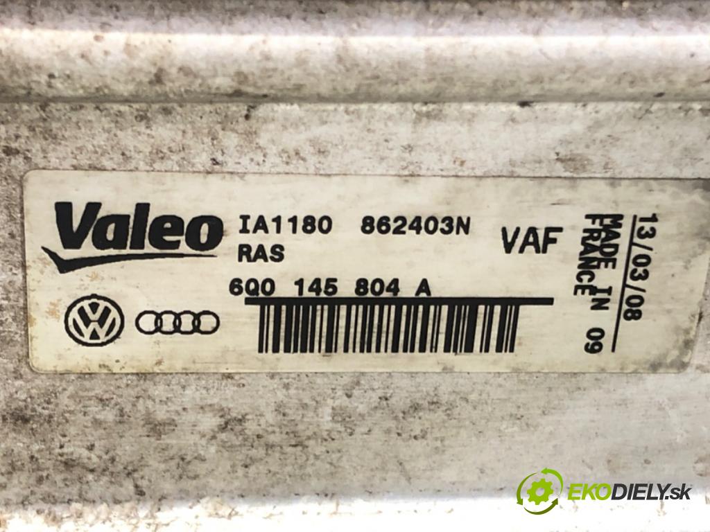 VW POLO (9N_, 9A_) 2001 - 2014    1.4 TDI 51 kW [70 KM] olej napędowy 2005 - 2009  intercooler 6Q0145804A (Chladiče nasávaného vzduchu (intercoolery))