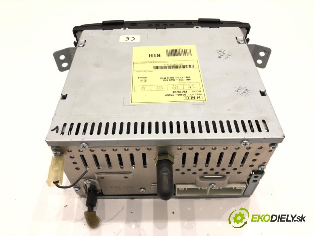 HYUNDAI ix20 (JC) 2010 - 2022    1.4 66 kW [90 KM] benzyna 2010 - 2022  RADIO 96160-1K050 (Audio zariadenia)