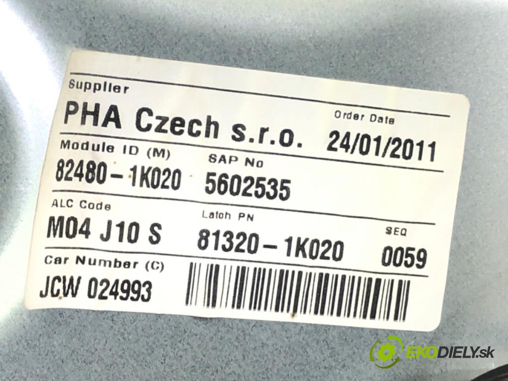 HYUNDAI ix20 (JC) 2010 - 2022    1.4 66 kW [90 KM] benzyna 2010 - 2022  mechanismus okna pravý přední část 82480-1K020
