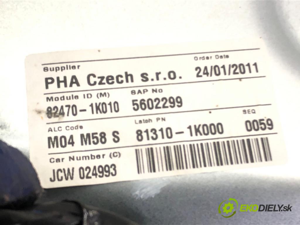 HYUNDAI ix20 (JC) 2010 - 2022    1.4 66 kW [90 KM] benzyna 2010 - 2022  mechanismus okna levý přední část 82470-1K010