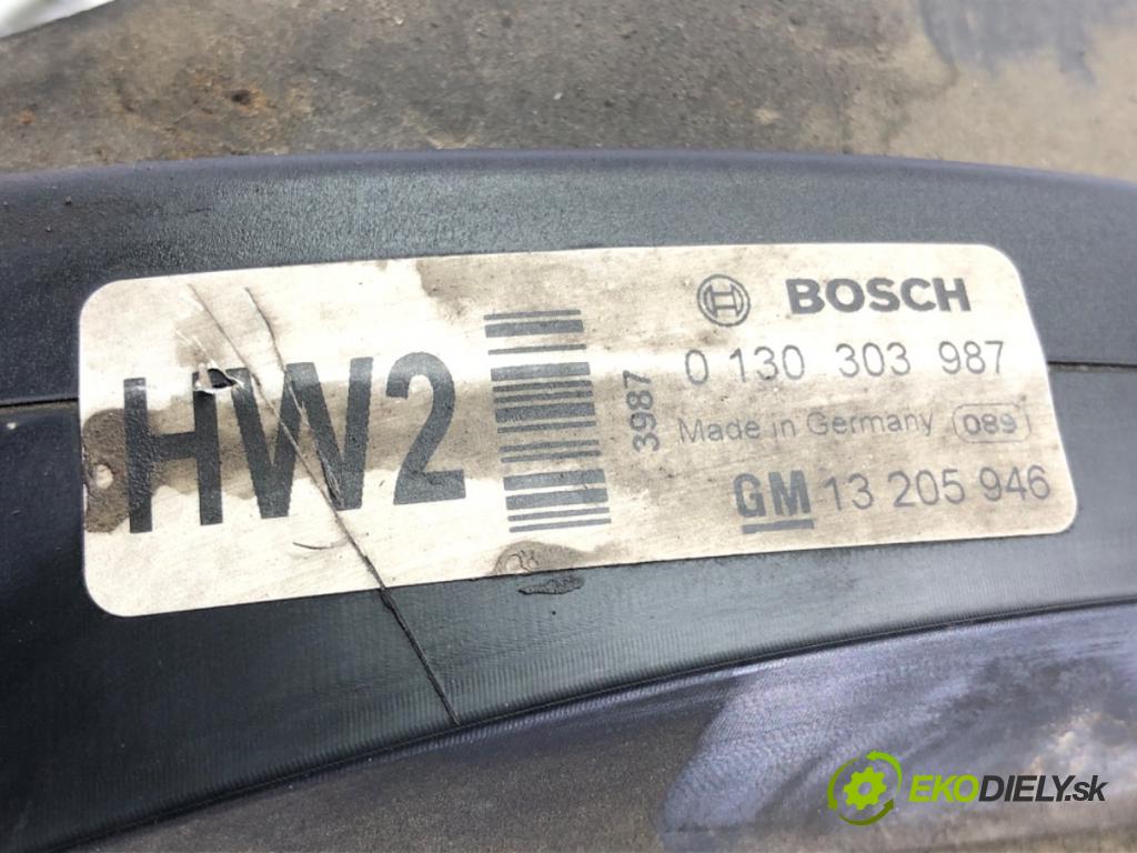 OPEL ASTRA H (A04) 2004 - 2014    1.4 (L48) 66 kW [90 KM] benzyna 2004 - 2010  Ventilátor klimatizácie 13205946 0130303987 (Ventilátory chladičov klimatizácie)