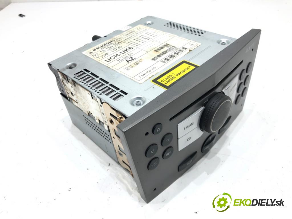 OPEL ASTRA H (A04) 2004 - 2014    1.4 (L48) 66 kW [90 KM] benzyna 2004 - 2010  RADIO 13154304 (Audio zariadenia)