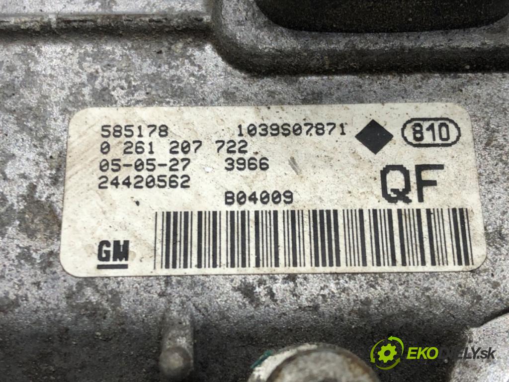 OPEL ASTRA H (A04) 2004 - 2014    1.4 (L48) 66 kW [90 KM] benzyna 2004 - 2010  riadiaca jednotka Motor 24420562 (Riadiace jednotky)
