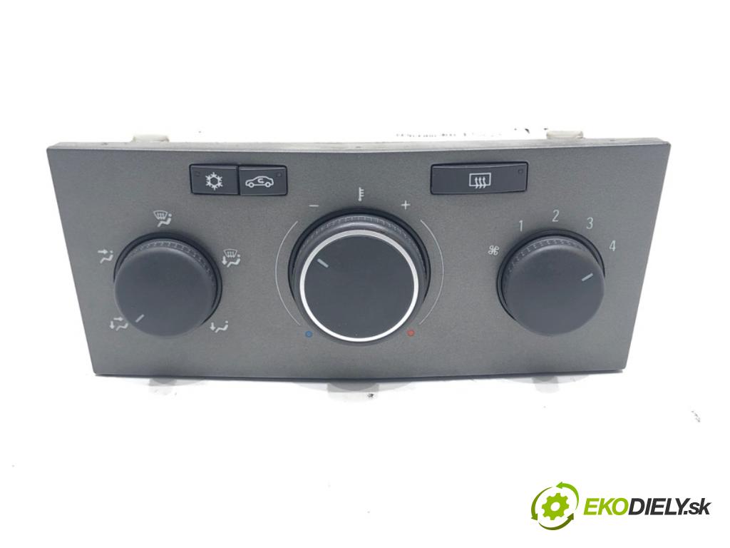 OPEL ASTRA H (A04) 2004 - 2014    1.4 (L48) 66 kW [90 KM] benzyna 2004 - 2010  Panel ovládania kúrenia 13201300 (Prepínače, spínače, tlačidlá a ovládače kúrenia)