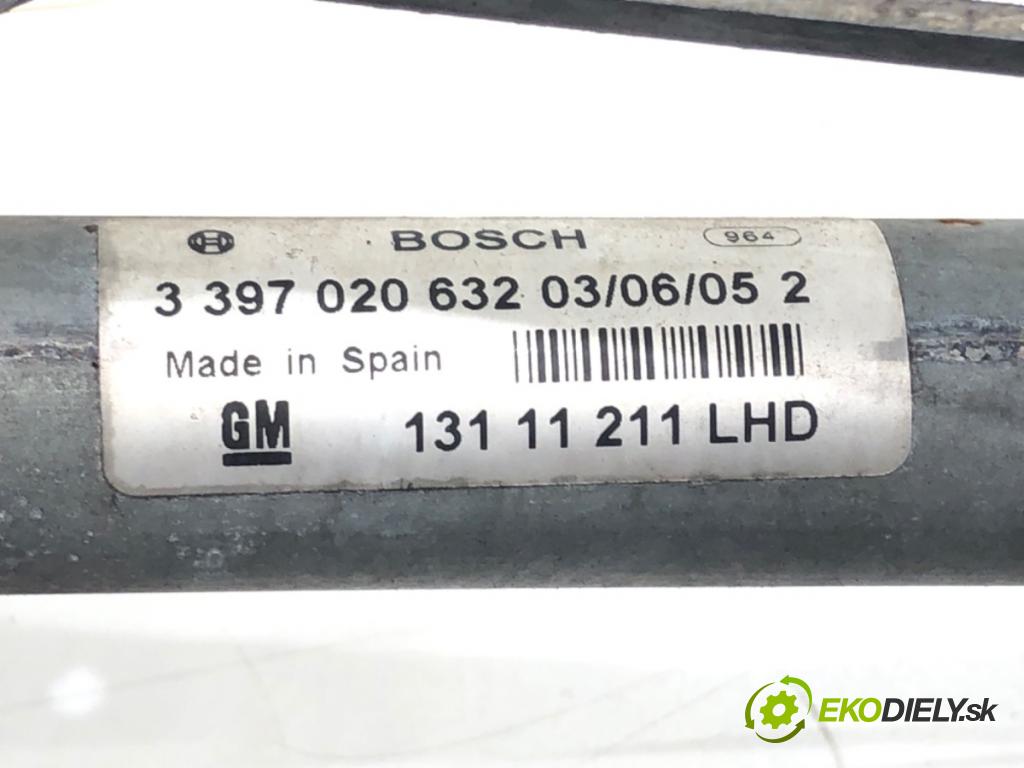 OPEL ASTRA H (A04) 2004 - 2014    1.4 (L48) 66 kW [90 KM] benzyna 2004 - 2010  Mechanizmus stieračov predný 13111211 (Motorčeky stieračov predné)