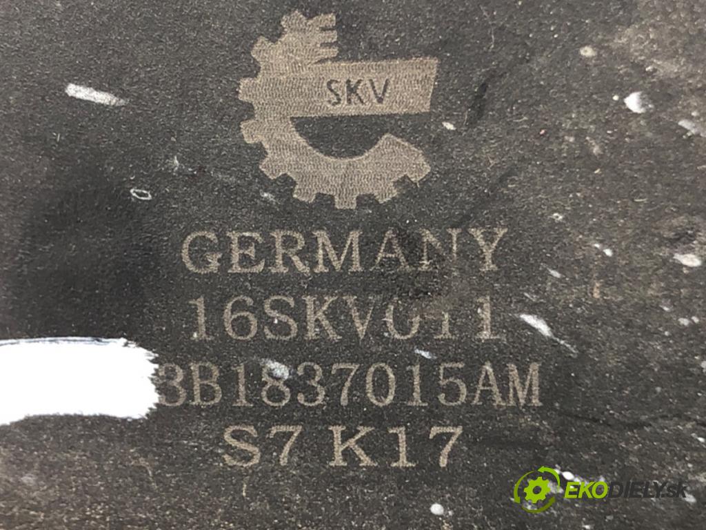 VW POLO (9N_, 9A_) 2001 - 2014    1.2 12V 47 kW [64 KM] benzyna 2001 - 2007  zámok dveře levý přední část 3B1837015AM
