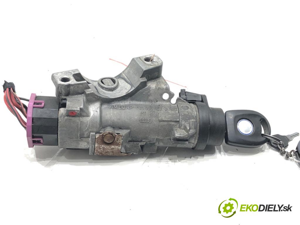 VW POLO (9N_, 9A_) 2001 - 2014    1.2 12V 47 kW [64 KM] benzyna 2001 - 2007  spinačka 4B0985851G (Spínacie skrinky a kľúče)