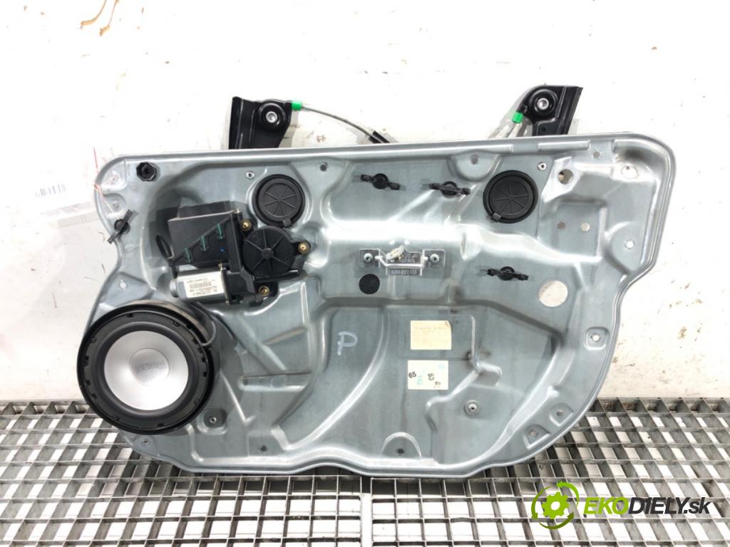 VW POLO (9N_, 9A_) 2001 - 2014    1.2 12V 47 kW [64 KM] benzyna 2001 - 2007  mechanismus okna pravý přední část 6Q2959801A