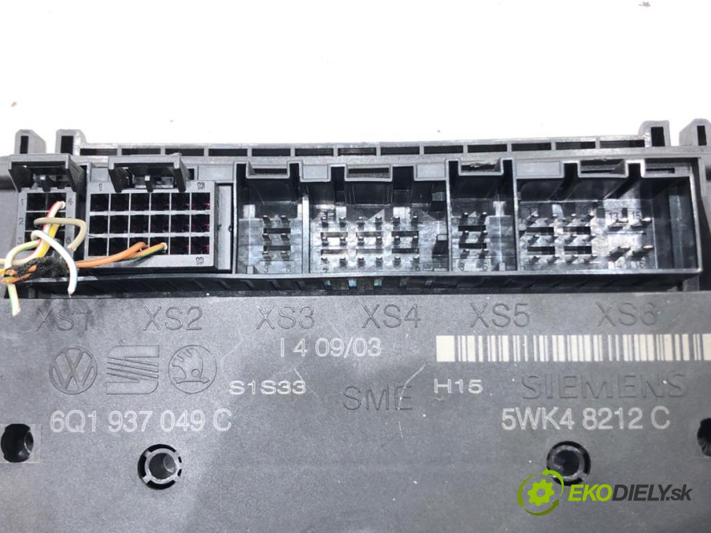 VW POLO (9N_, 9A_) 2001 - 2014    1.2 12V 47 kW [64 KM] benzyna 2001 - 2007  Modul komfortu 6Q1937049C (Moduly komfortu)