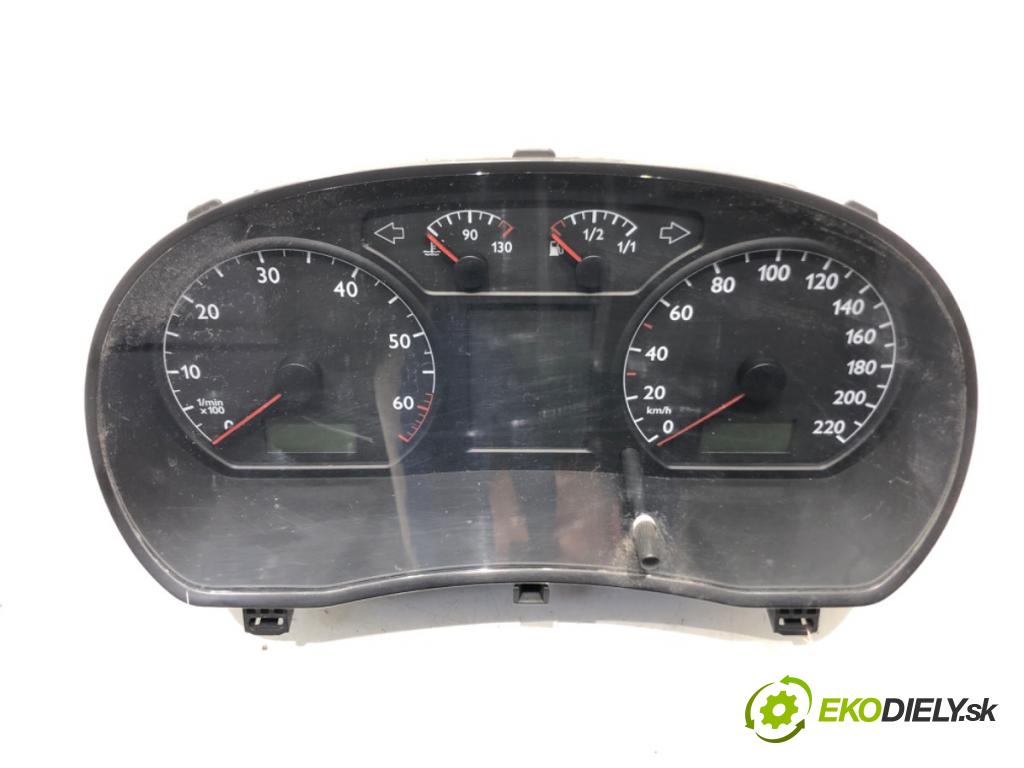 VW POLO (9N_, 9A_) 2001 - 2014    1.2 12V 47 kW [64 KM] benzyna 2001 - 2007  Prístrojovka 6Q0920800P (Prístrojové dosky, displeje)