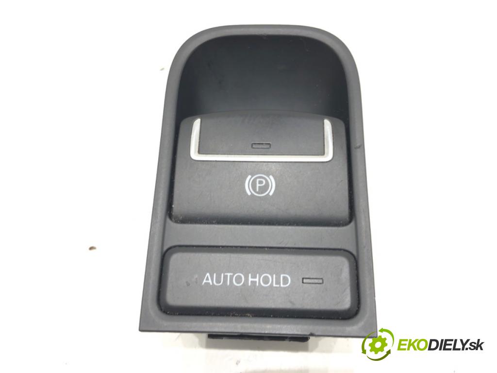 VW TIGUAN (5N_) 2007 - 2018    2.0 TDI 4motion 103 kW [140 KM] olej napędowy 2007 - 2018  Spínač brzdy ručnej brzdy 5N0927225 (Prepínače, spínače, tlačidlá a ovládače kúrenia)