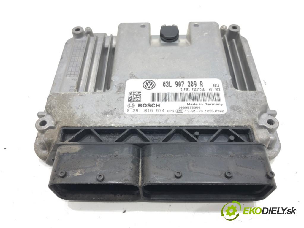 VW TIGUAN (5N_) 2007 - 2018    2.0 TDI 4motion 103 kW [140 KM] olej napędowy 2007 - 2018  riadiaca jednotka Motor 03L907309R (Riadiace jednotky)