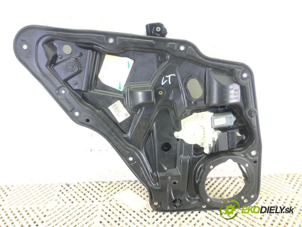VW TIGUAN (5N_) 2007 - 2018    2.0 TDI 4motion 103 kW [140 KM] olej napędowy 2007 - 2018  mechanismus okna levý zadní část 5N0839729M