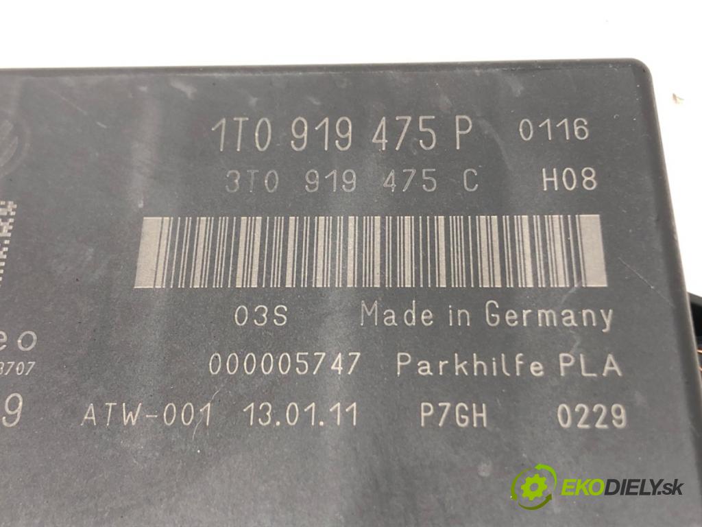 VW TIGUAN (5N_) 2007 - 2018    2.0 TDI 4motion 103 kW [140 KM] olej napędowy 2007 - 2018  Modul PDC 1T0919475P (Ostatné)