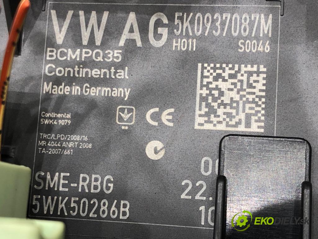 VW TIGUAN (5N_) 2007 - 2018    2.0 TDI 4motion 103 kW [140 KM] olej napędowy 2007 - 2018  Modul BORDNETZ 5K0937087M (Ostatné)