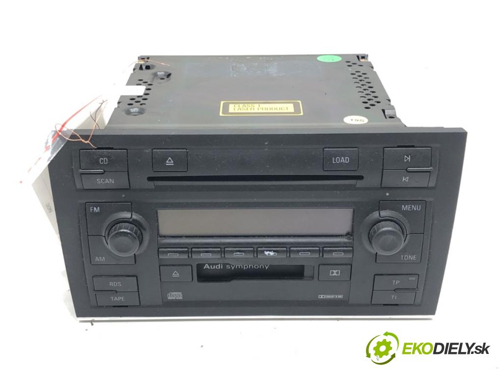 AUDI A4 B6 (8E2) 2000 - 2005    1.8 T 110 kW [150 KM] benzyna 2000 - 2002  RADIO 8E0035195 (Audio zariadenia)