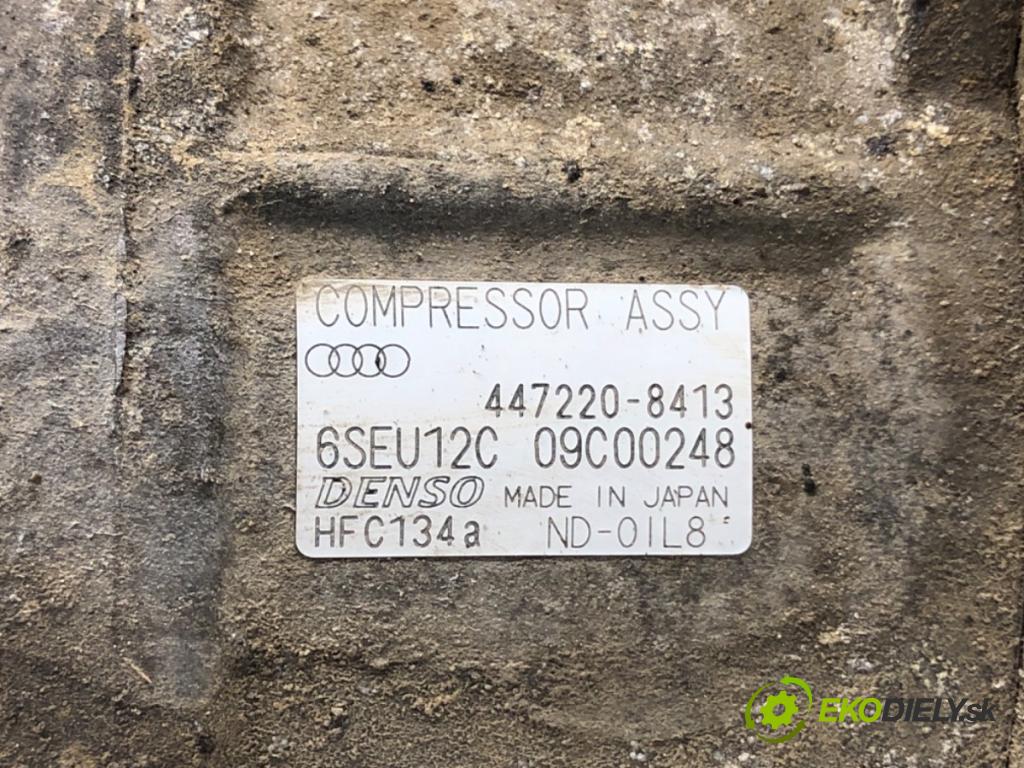 AUDI A4 B6 (8E2) 2000 - 2005    1.8 T 110 kW [150 KM] benzyna 2000 - 2002  Kompresor klimatizácie 447220-8413 (Kompresory klimatizácie)
