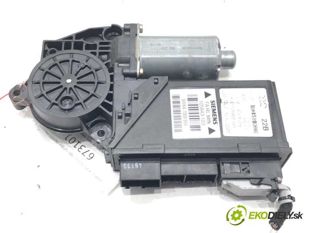 AUDI A4 B6 (8E2) 2000 - 2005    1.8 T 110 kW [150 KM] benzyna 2000 - 2002  motorek sťahovaní okna přední část pravý 8E2959802B (Ostatné)