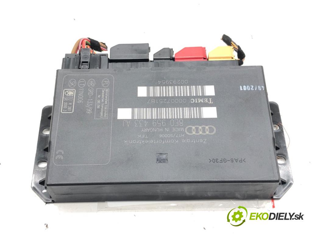 AUDI A4 B6 (8E2) 2000 - 2005    1.8 T 110 kW [150 KM] benzyna 2000 - 2002  Modul komfortu 8E0959433AJ (Moduly komfortu)