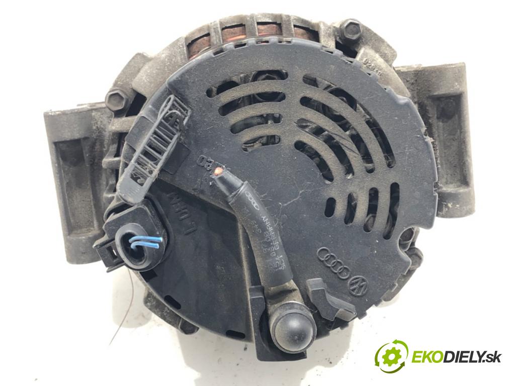 AUDI A4 B6 (8E2) 2000 - 2005    1.8 T 110 kW [150 KM] benzyna 2000 - 2002  Alternátor 06B903016S (Alternátory)