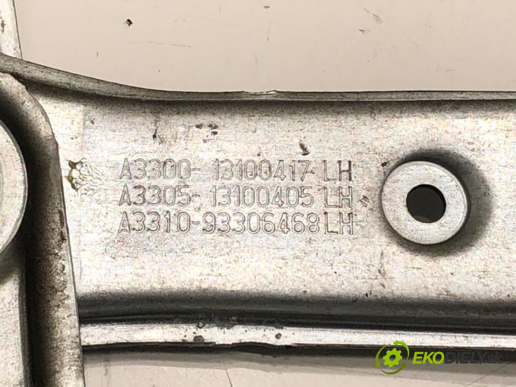 OPEL ASTRA H (A04) 2004 - 2014    1.6 (L48) 77 kW [105 KM] benzyna 2004 - 2010  mechanismus okna levý přední část 13100417