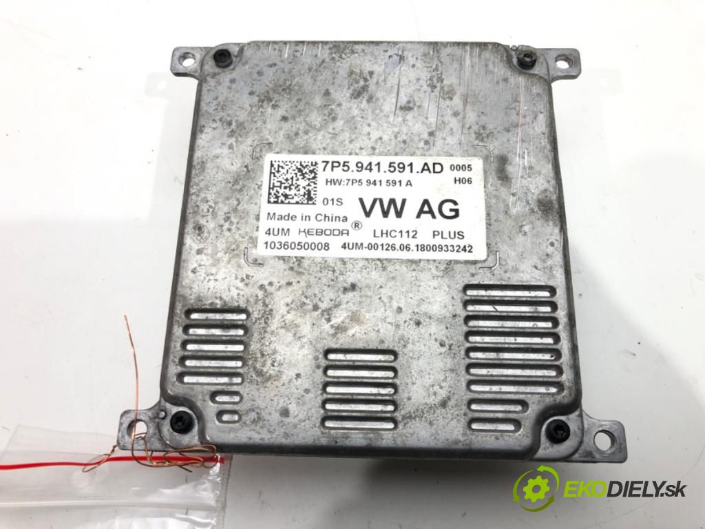 VW GOLF VII Variant (BA5, BV5) 2013 - 2022    1.5 TSI 96 kW [130 KM] benzyna 2017 - 2022  Menič XENON 7P5941591AD (Riadiace jednotky xenónu)