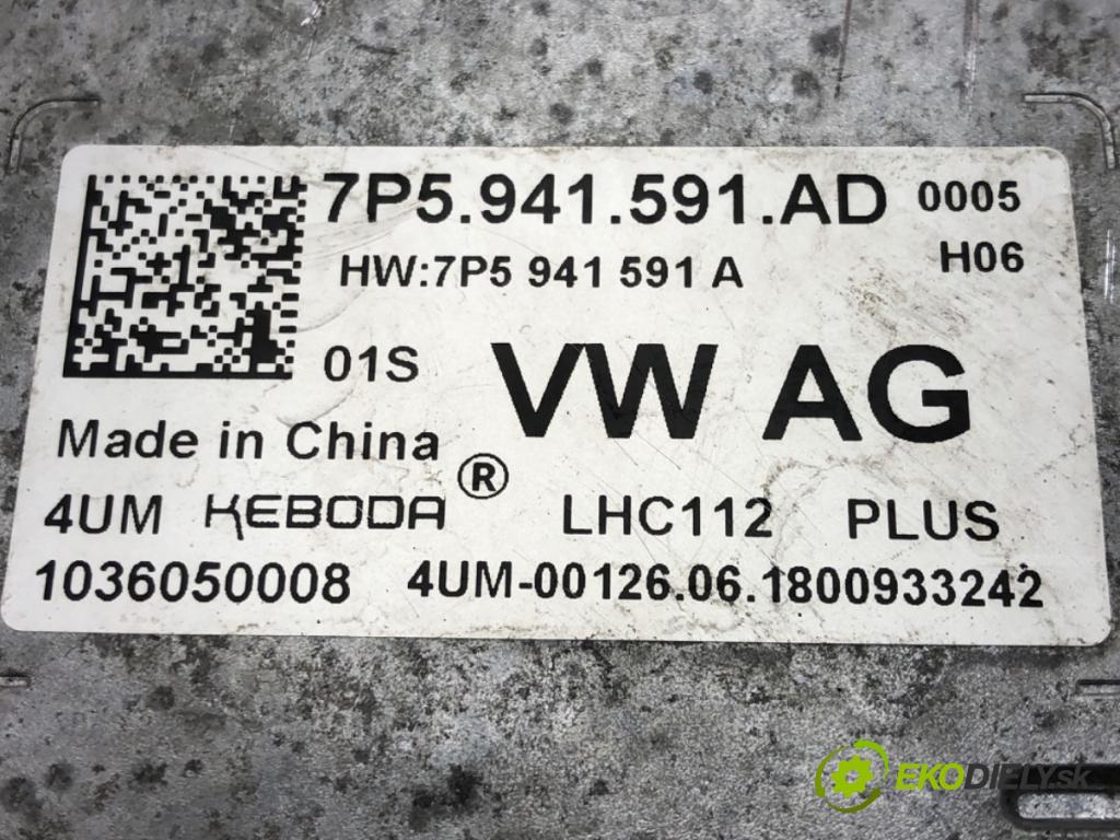 VW GOLF VII Variant (BA5, BV5) 2013 - 2022    1.5 TSI 96 kW [130 KM] benzyna 2017 - 2022  Menič XENON 7P5941591AD (Riadiace jednotky xenónu)