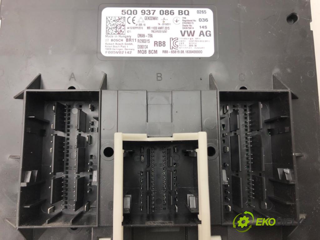 VW GOLF VII Variant (BA5, BV5) 2013 - 2022    1.5 TSI 96 kW [130 KM] benzyna 2017 - 2022  Modul komfortu 5Q0937086BQ (Moduly komfortu)