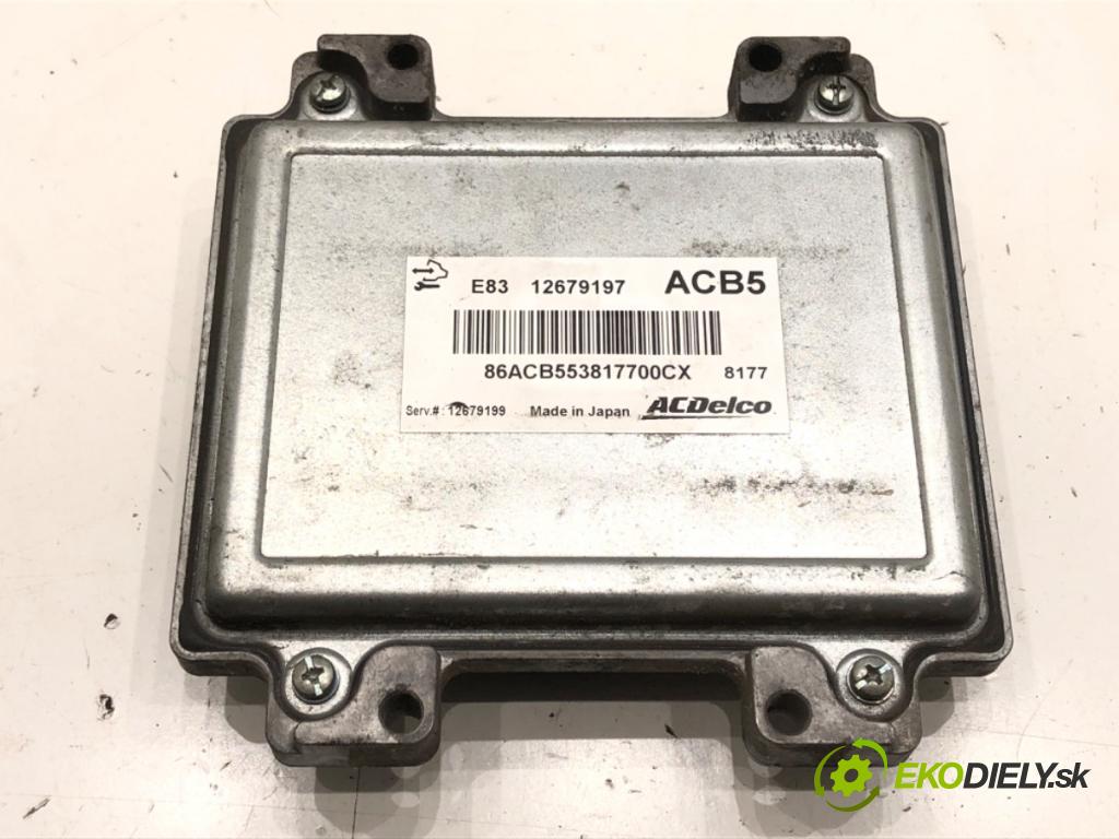 OPEL CORSA E (X15) 2014 - 2022    1.4 (08, 68) 66 kW [90 KM] benzyna 2014 - 2022  riadiaca jednotka Motor 12679199 (Riadiace jednotky)
