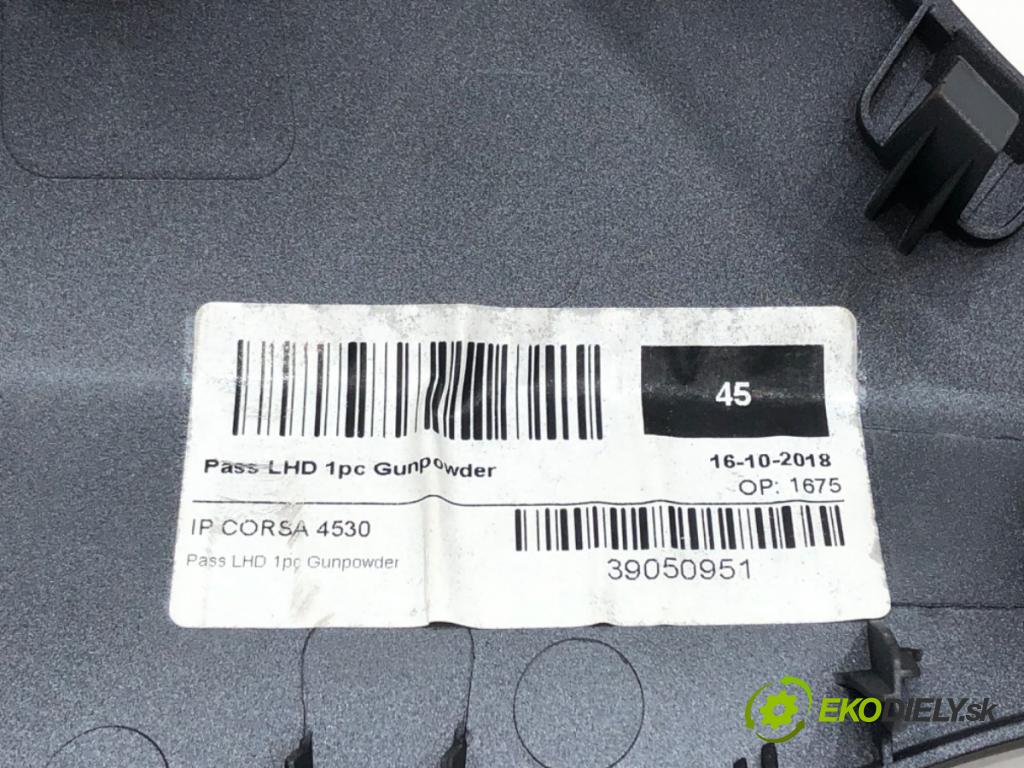OPEL CORSA E (X15) 2014 - 2022    1.4 (08, 68) 66 kW [90 KM] benzyna 2014 - 2022  lišty kryt 39050951 (Lišty)