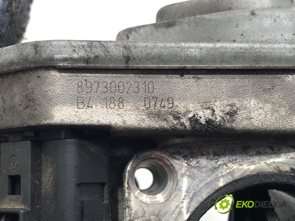 OPEL ASTRA H (A04) 2004 - 2014    1.7 CDTI (L48) 74 kW [100 KM] olej napędowy 2004 - 2010  Škrtiaca klapka 8973002310 (Škrtiace klapky)