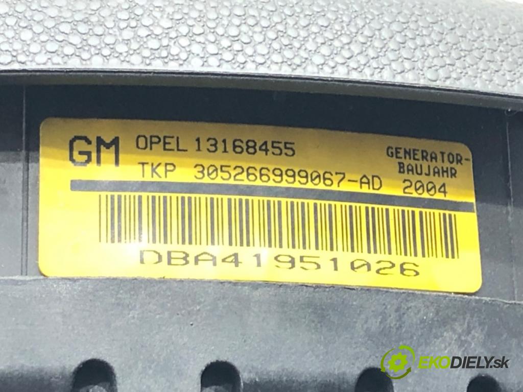 OPEL ASTRA H (A04) 2004 - 2014    1.7 CDTI (L48) 74 kW [100 KM] olej napędowy 2004 - 2010  AirBag volantu 13168455 (Airbagy)