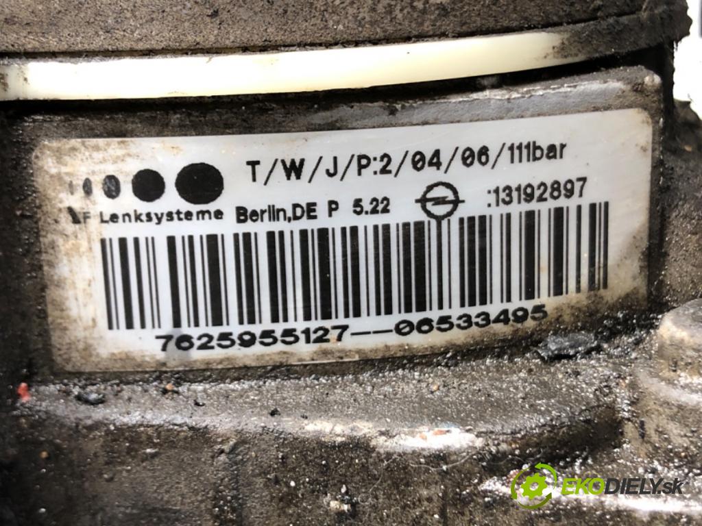 OPEL ASTRA H Kombi (A04) 2004 - 2014    1.9 CDTI (L35) 74 kW [100 KM] olej napędowy 2005 - 2010  Pumpa servočerpadlo 13192897 (Servočerpadlá, pumpy riadenia)