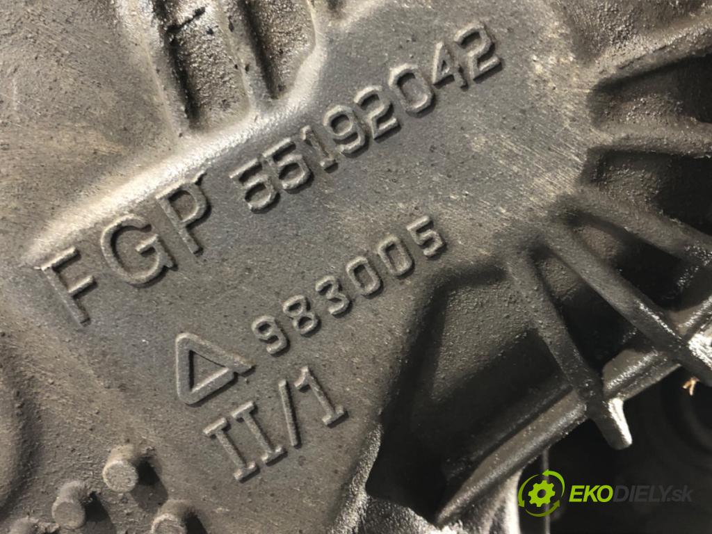 OPEL ASTRA H Kombi (A04) 2004 - 2014    1.9 CDTI (L35) 74 kW [100 KM] olej napędowy 2005 - 2010  Prevodovka 55192042 (Prevodovky)