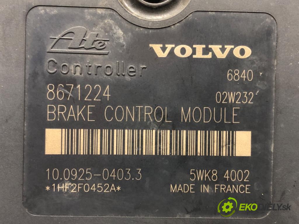 VOLVO S60 I (384) 2000 - 2010    2.0 T 132 kW [180 KM] benzyna 2000 - 2010  Pumpa ABS P08671223 (Pumpy ABS)