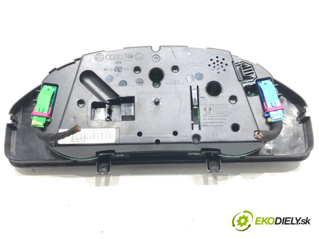 SEAT ALHAMBRA (7V8, 7V9) 1996 - 2010    1.9 TDI 85 kW [115 KM] olej napędowy 2000 - 2010  Prístrojovka 7M7920800G (Prístrojové dosky, displeje)