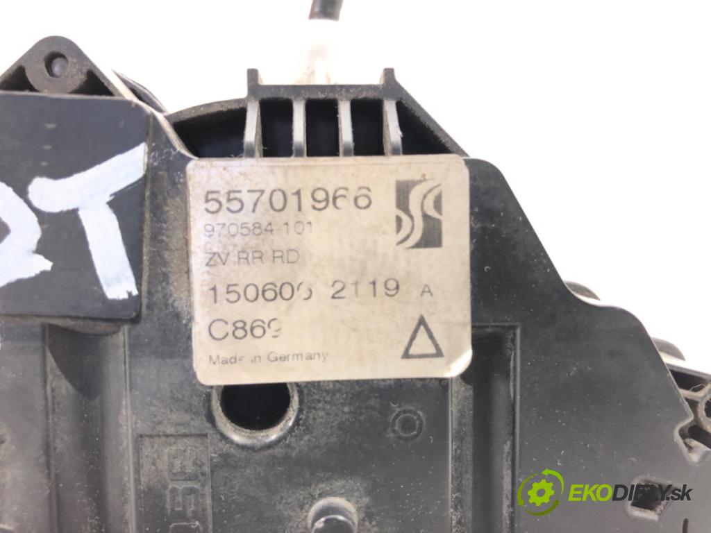 FIAT GRANDE PUNTO (199_) 2005 - 2022    1.3 D Multijet 55 kW [75 KM] olej napędowy 2005 - 2022  zámok dveře pravý zadní část 55701966