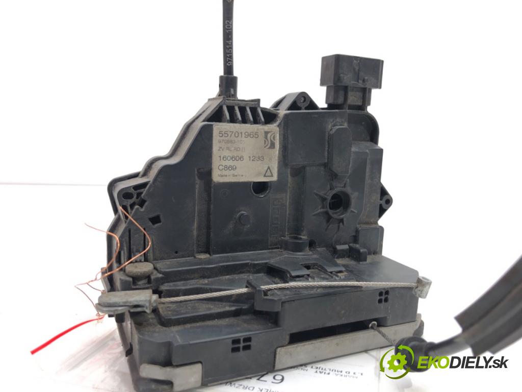 FIAT GRANDE PUNTO (199_) 2005 - 2022    1.3 D Multijet 55 kW [75 KM] olej napędowy 2005 - 2022  zámok dveře levý zadní část 55701965