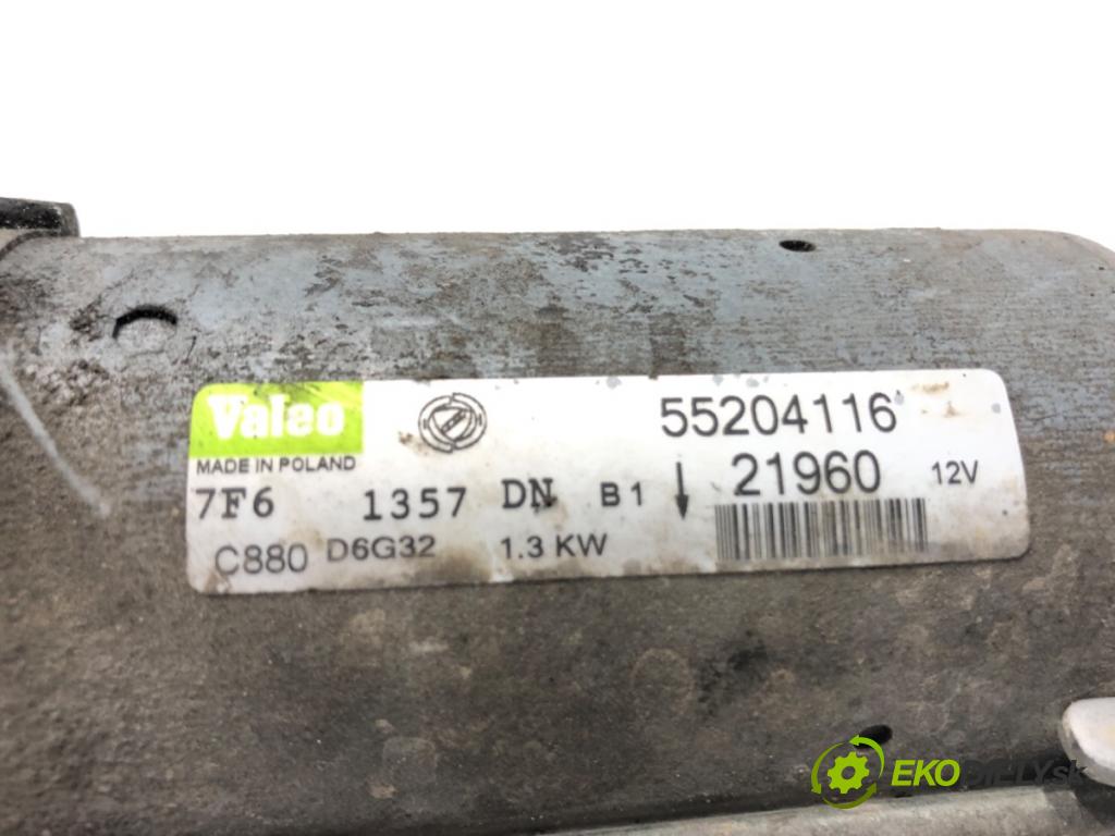 FIAT GRANDE PUNTO (199_) 2005 - 2022    1.3 D Multijet 55 kW [75 KM] olej napędowy 2005 - 2022  Štartér 55204116 (Štartéry)