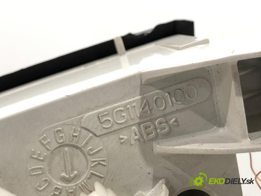 FIAT GRANDE PUNTO (199_) 2005 - 2022    1.3 D Multijet 55 kW [75 KM] olej napędowy 2005 - 2022  Panel ovládania kúrenia 5G1140100 (Prepínače, spínače, tlačidlá a ovládače kúrenia)