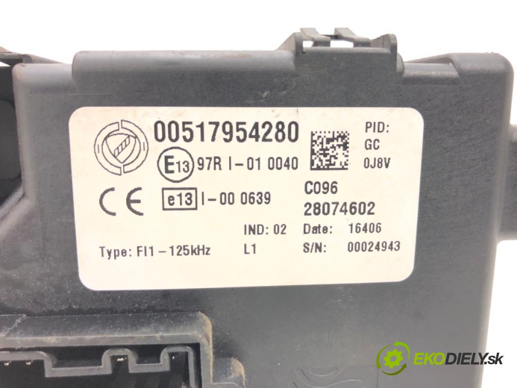 FIAT GRANDE PUNTO (199_) 2005 - 2022    1.3 D Multijet 55 kW [75 KM] olej napędowy 2005 - 2022  modul BSI 00517954280 (Pojistkové skříňky)