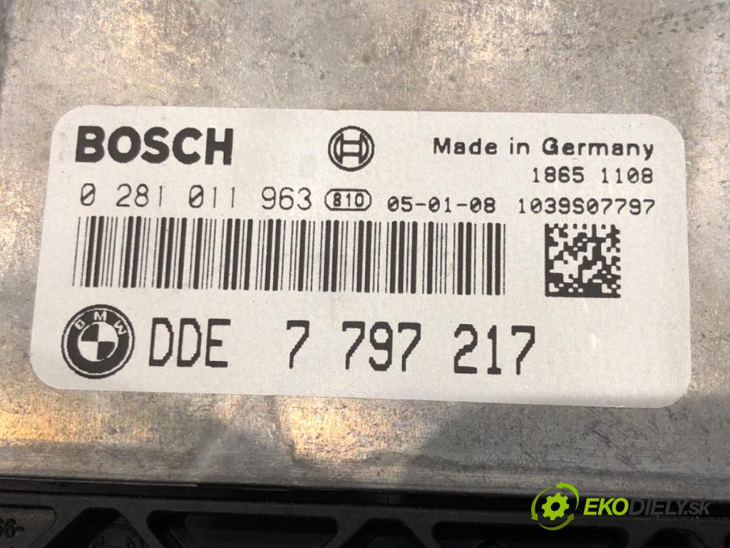 BMW 1 (E87) 2003 - 2013    120 d 120 kW [163 KM] olej napędowy 2004 - 2011  riadiaca jednotka Motor 7797217 (Riadiace jednotky)