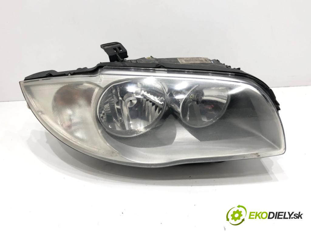 BMW 1 (E87) 2003 - 2013    120 d 120 kW [163 KM] olej napędowy 2004 - 2011  světlomet pravý přední část 6924486