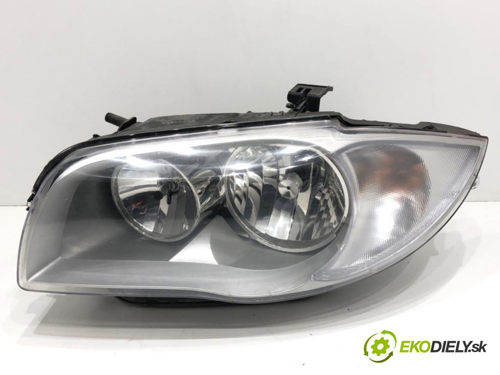 BMW 1 (E87) 2003 - 2013    120 d 120 kW [163 KM] olej napędowy 2004 - 2011  světlomet levý přední část 