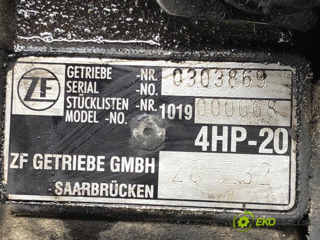 PEUGEOT 407 SW (6E_) 2004 - 2011    2.0 HDi 135 100 kW [136 KM] olej napędowy 2004 - 2010  Prevodovka 20HZ32 (Prevodovky)