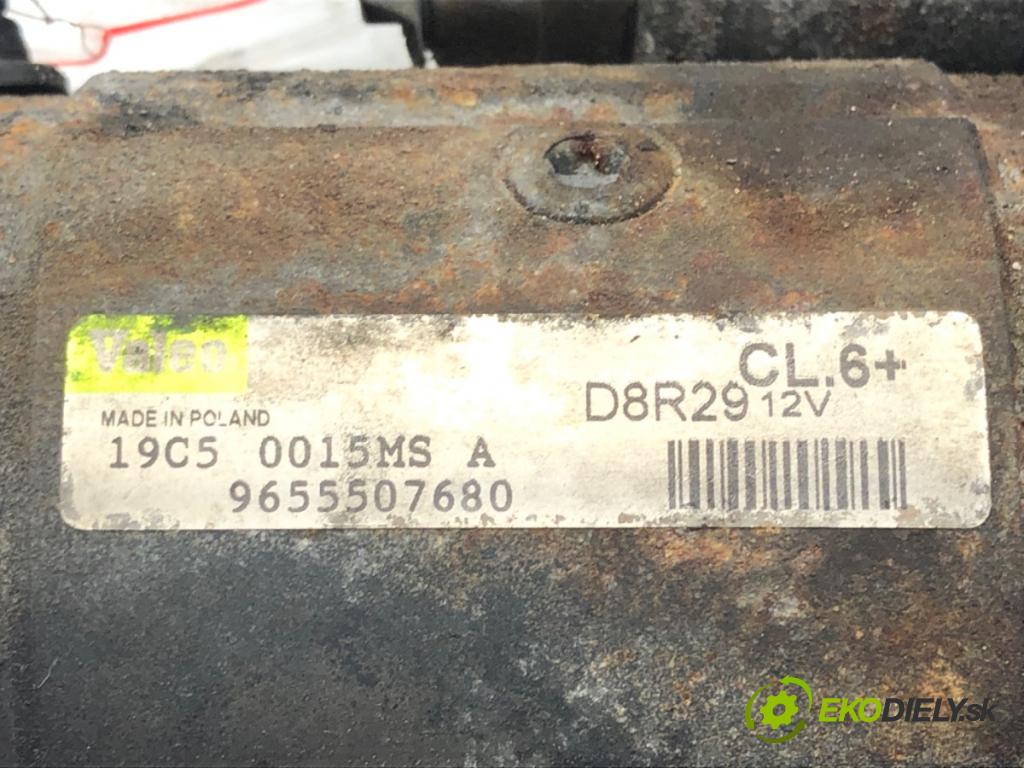 PEUGEOT 407 SW (6E_) 2004 - 2011    2.0 HDi 135 100 kW [136 KM] olej napędowy 2004 - 2010  Štartér 9655507680 (Štartéry)