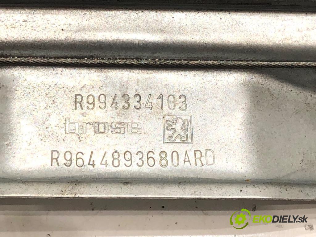 PEUGEOT 407 SW (6E_) 2004 - 2011    2.0 HDi 135 100 kW [136 KM] olej napędowy 2004 - 2010  mechanismus okna pravý zadní část 9644893680