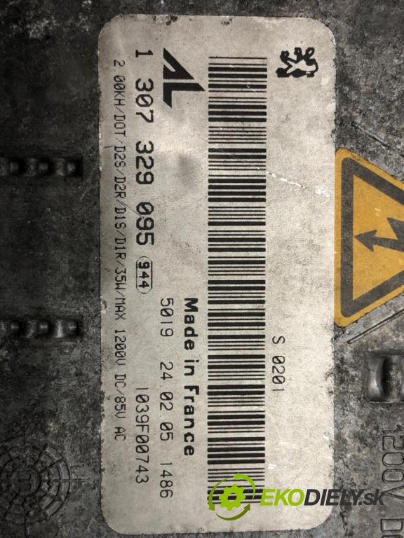 PEUGEOT 407 SW (6E_) 2004 - 2011    2.0 HDi 135 100 kW [136 KM] olej napędowy 2004 - 2010  Menič XENON 1307329095 (Riadiace jednotky xenónu)