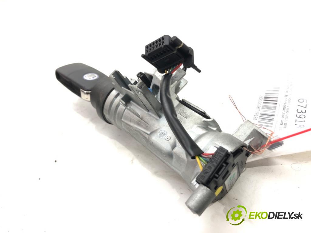 VW GOLF V (1K1) 2003 - 2010    2.0 TDI 103 kW [140 KM] olej napędowy 2004 - 2008  spinačka 1K0905851B (Spínacie skrinky a kľúče)