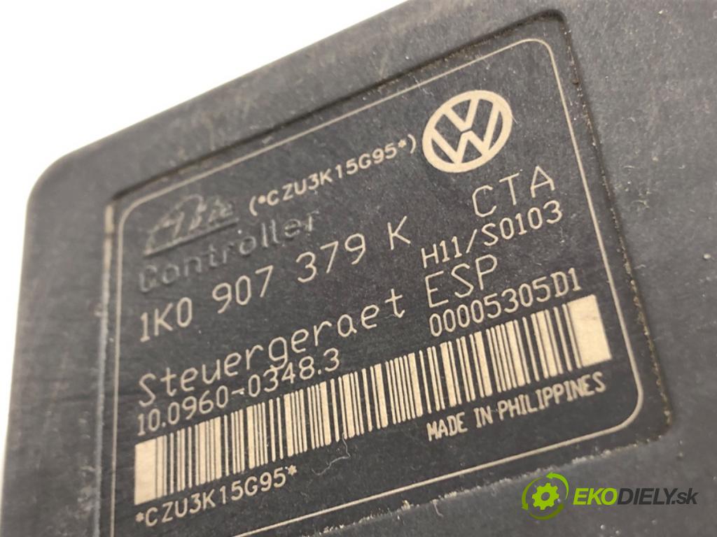 VW GOLF V (1K1) 2003 - 2010    2.0 TDI 103 kW [140 KM] olej napędowy 2004 - 2008  Pumpa ABS 1K0614517H (Pumpy ABS)
